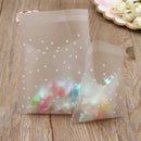 Gift-Bag Pouch Cellophane-Bags Cookie Self-Adhesive Candy Polka-Dot Transparent