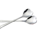 Kitchen Gadget Teaspoon Dinnerware Heart-Shaped Stainless-Steel Fashion 4pcs/Set