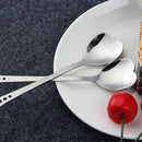 Kitchen Gadget Teaspoon Dinnerware Heart-Shaped Stainless-Steel Fashion 4pcs/Set
