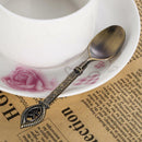 5pcs/set spoon solid color creative coffee spoon stainless steel soup rice spoon