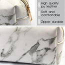 Large Cute Zipper Pencil Case Pen Box Bags Marble Makeup Storage Supplies Gift