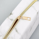 Large Cute Zipper Pencil Case Pen Box Bags Marble Makeup Storage Supplies Gift
