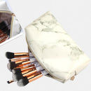 Large Cute Zipper Pencil Case Pen Box Bags Marble Makeup Storage Supplies Gift