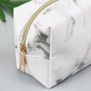 Large Cute Zipper Pencil Case Pen Box Bags Marble Makeup Storage Supplies Gift