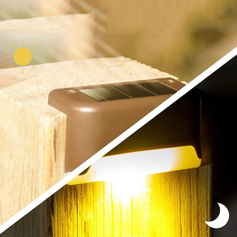 1.2V NiMH Battery Powered Stair Case Light Outdoor Pathway Lights Fence Lamp