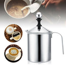 Manual Milk Frother Pump Milk Foamer Handheld Milk Frothing Pitchers Foam Maker