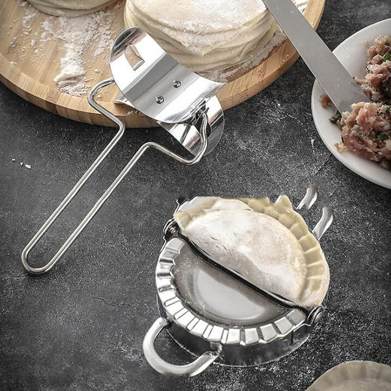 1 Set Kitchen Dumpling DIY Maker Mold Press Ravioli Making Stainless Steel