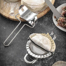 Stainless Steel Dumpling Maker Mould Kitchen Pastry Tool with Flour Ring Cutter