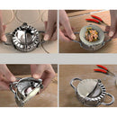 Set Of Dumpling Mould Maker Stainless Steel Dough Presser Gadget Tool Kitchen XX