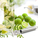2X Orange Lemon Zester Citrus Grater Stainless Steel Grip Lime Zest Peeling Tool