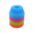 12PCS Silicone Baking Cups Cupcake Liners Reusable Muffin Cups Muffin Liners