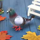 2PCS Cute Artificial Feather Birds Bundled Foam Pigeons with Claw Photo Props