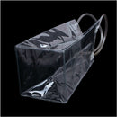 2X Clear Wine Beer Champagne Bucket Drink Ice Bag Bottle Cooler Foldable Carrier