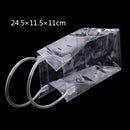 2 X Clear Wine Beer Champagne Bucket Drink Ice Bag Bottle Cooler Foldable Hot