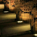 8 LED Solar Powered Disk Lights Buried Under Ground Lamp Outdoor Path New Hot