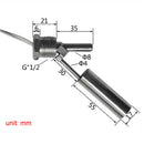 Tank Pool Horizontal Water Level Switch Liquid Level Sensor Plastic Float Switch