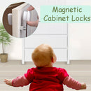 4X Magnetic Cabinet Locks For Baby Proof Safety Cupboard Door Drawer  rtsq