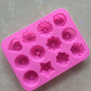 12 Cup Silicone Muffin Pan &Cupcake Baking Pan Non-Stick Dishwasher Microwave