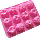 12 Cup Silicone Muffin Pan &Cupcake Baking Pan Non-Stick Dishwasher Microwave