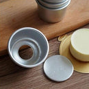 5pcs Mini Aluminum Alloy Round Cake Pan Removable Mold DIY Baking Tool