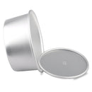 5pcs Aluminum Round Mini Cake Tins Pan Removable Bottoms DIY Baking Tools 2inch