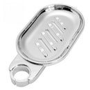 ABS Plastic Shower Rail Soap Dish Box Soap Holder Soap Pallet Shower Rod Holder