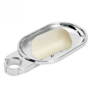 ABS Plastic Shower Rail Soap Dish Box Soap Holder Soap Pallet Shower Rod Holder