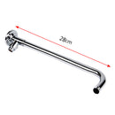 30cm Rain Shower Elbow Wall Mounted Tube Rainfall Shower Head Arm Bracket
