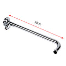 30cm Rain Shower Elbow Wall Mounted Tube Rainfall Shower Head Arm Bracket