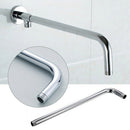 30cm Shower Head Wall Arm Mounted Tube Rainfall Bracket Stainless Steel Home