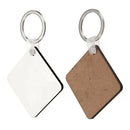 10Pcs Blank Heart MDF Board Sublimation Printing Keyring For Heat Press Machine