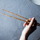 10 Pairs Wood Chopsticks Chinese Style Wooden Family Chicken-wing Set G