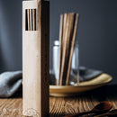 10 Pairs Wood Chopsticks Chinese Style Wooden Family Chicken-wing Set G