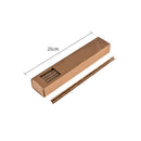 chinese Dining wenge Wood 10 pairs Chopsticks Set Rice Japanese wooden gift box