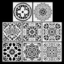 Hollow Out Tattoo Stencil DIY Temporary Body Art Drawing Template Tool LMULU
