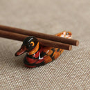 10PCS Panda Ceramic Chopsticks Spoon Fork Holder Kitchen Chopstick Rest Stand