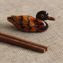 Wood Chopstick Holder Chopstick Stand Rack Spoon Fork Rest Gifts