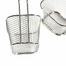Stainless Steel Net Deep Fryer Basket Round for French Fries Potatoes Chips