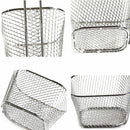 Stainless Steel Net Deep Fryer Basket Round for French Fries Potatoes Chips