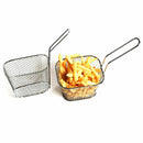 Stainless Steel Net Deep Fryer Basket Round for French Fries Potatoes Chips