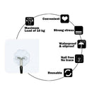 40*New Practical Seamless Adhesive Hook Wall Rack Traceless Hooks Storage Hanger