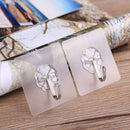 40*New Practical Seamless Adhesive Hook Wall Rack Traceless Hooks Storage Hanger