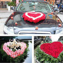 Heart Shape Flower Wet Foam Fresh Floral Wedding Car Flower Sturdy Design