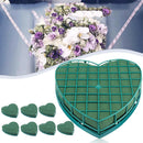 Heart Shape Flower Wet Foam Fresh Floral Wedding Car Flower Sturdy Design
