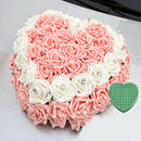 Heart Shape Flower Wet Foam Fresh Floral Wedding Car Flower Sturdy Design