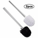 Replacement Stainless Steel WC Bathroom Cleaning Toilet Brush Head Holders