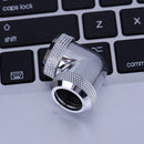 90 Degree Rotary Hard Tube Fitting G1/4 Adapter For Outside Od14Mm Hard Tub