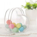 Transparent Heart Candy Boxes Gift Bags Wedding Birthday Party Snack Nice New