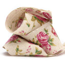 10M * DIY Natural Burlap Ribbon Rolls or Printed Rose Flower Burlap Ribbon Best