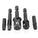 Impact  Drill Adapter Reducer Set Extension Set Nut Driver 1/4 3/8 1/2 Socke